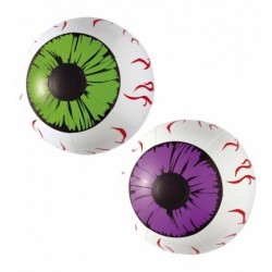 OJO HINCHABLE HALLOWEEN 25CM 2COL.SURT