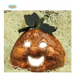 $D CALABAZA SONRIENTE C/LUZ 16CM