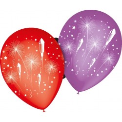 8 GLOBO FUEGOS ARTIFICIAL HG2042