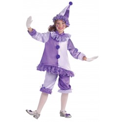 DISFRAZ 8A10AÑOS NIÑA PAYASO VIOLETA