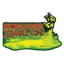 COLGANTE SILUETA ZONA ZOMBIE