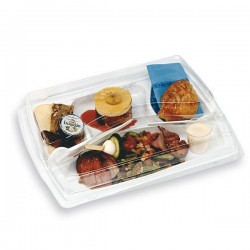 $D 50/U TAPA BANDEJA 34X24CM 4 COMPART