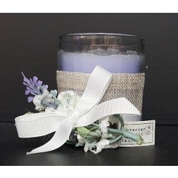   VELA AROMA LAVANDA DEC. LAZO 6CM