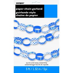  GUIRNALDA GRILLETE AZUL TOPO 1,52MT