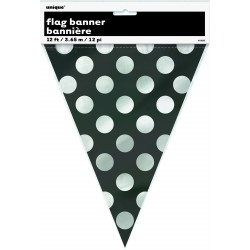   BANDERIN TRIANG. NEGRO TOPO 3,65MT