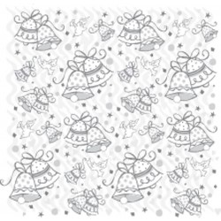R/PAPEL REGALO CAMPANA BODA 76X1,52MT