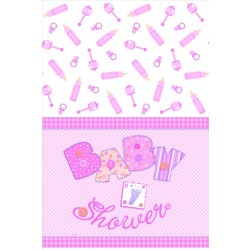 MANTEL PL BABY BOTON ROSA 137X213MT