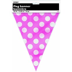  BANDERIN TRIANGULO FUCSIA TOPO 3,65M