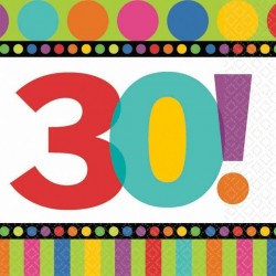 PAQ.16/U SERV.25 2/C N30 TOPO BIRTHDAY