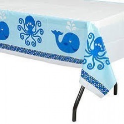MANTEL PL OCEANO AZUL 137X274CM