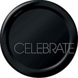 PAQ.8/U PLATO NEGRO CELEBRATE 17,78CM