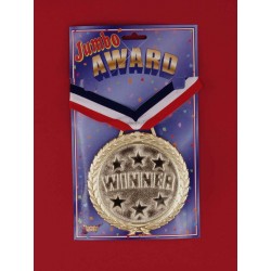 MEDALLA JUMBO GANADOR 13CM