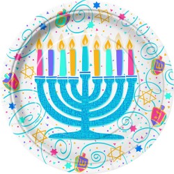 PAQ.8/U PLATO HANUKKAH 22,9CM