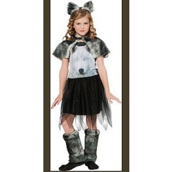DISFRAZ 8A10 AÑOS NIÑA LOBO TWILIGHT