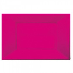 $D 25/U BANDEJA RECT FUCSIA 23X33CM