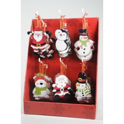 $D COLGANTE SILUETA MUÑECOS NAVIDAD 12