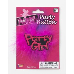 BROCHE MARABU PARTY GIRL ROSA