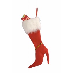 COLGANTE BOTA TACON FIELTRO MAMA NOEL