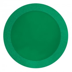   .8  BAJO PLATO GLITTER VERDE 35CM