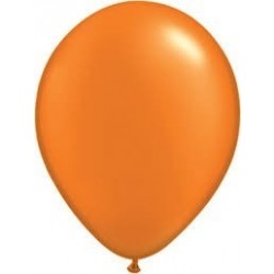   100 GLOBOS 5" LATEX PERLADO NARANJA
