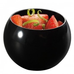 $D   5 RECIPIENTE ESFERA NEGRO 150ML