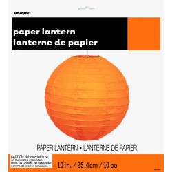   FAROL REDONDO PAPEL NARANJA 25,4CM