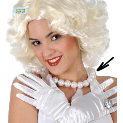    COLLAR BOLAS GDE BLANCO