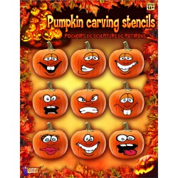 BLISTER STICKERS CARAS CALABAZA