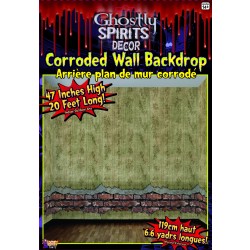CARTEL PARED ROTO CON LADRILLOS 119CM