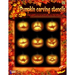 BLISTER PLANTILLA CARAS CALABAZA