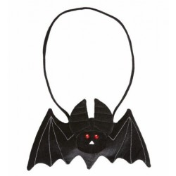  BOLSO FORMA NEG MURCIELAGO 27X12CM