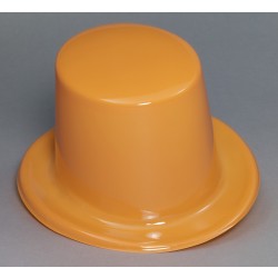   SOMBRERO COPA PLST COLOR NARANJA