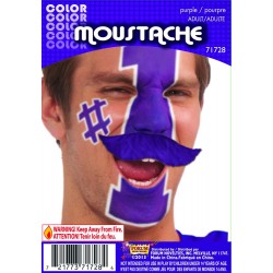   BIGOTE COLOR VIOLETA