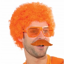   BIGOTE COLOR NARANJA