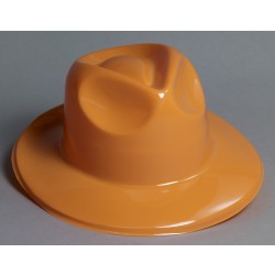   SOMBRERO FEDORA PLST COLOR NARANJA