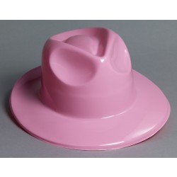   SOMBRERO FEDORA PLST COLOR ROSA