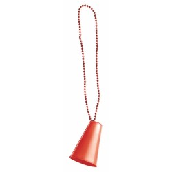   COLLAR BOLA PEQ MEGAFONO COLOR ROJO