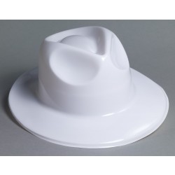   SOMBRERO FEDORA PLST COLOR BLANCO