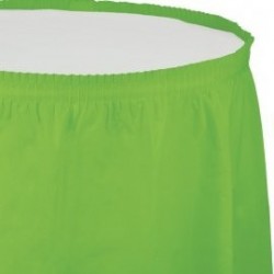   FALDA MESA PL VERDE LIMA 73X426CM