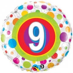 $D GLOBO 18" FOIL TOPOS MULTI N9