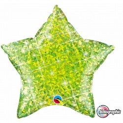 $D GLOBO 20" FOIL ESTRELLA HOLOG.LIMA