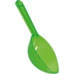    CUCHARON PL TRASLUCIDO VERDE 16CM