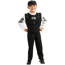 DISFRAZ 5A7 AÑOS AGENTE DEL FBI
