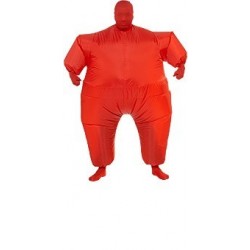 DISFRAZ LA SOMBRA HINCHABLE ROJA