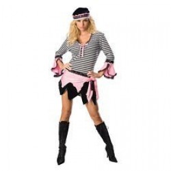  SW DISFRAZ T-M PIRATA ROSA SEXY