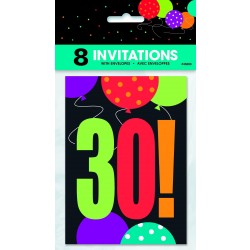  PAQ.8/U INVITACIONES BIRTHDAY N30