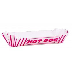 PAQ.8/U BANDEJA HOT DOG 10X20CM