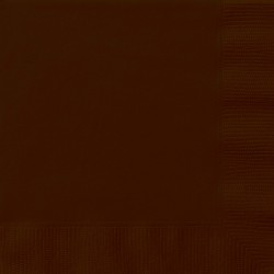 $ PAQ.20/U SERVILLETA MARRON 33CM