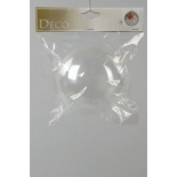   $D 1/U BOLA TRANSPARENTE 12CMS