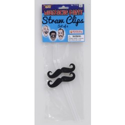 PAQ.3/U PAJITAS CON BIGOTES NEGROS 24CM